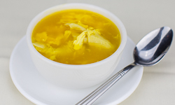 Egg Drop with Won Ton Soup