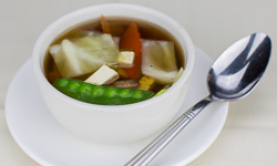 Garden Vegetable Soup with Tofu
