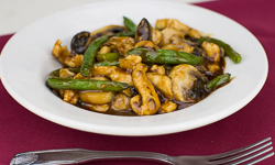 White Meat Chicken with Garlic Sauce