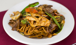 Pan Fried Noodles with Veal