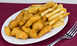 Chicken Nuggets with French Fries