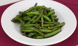 Sauteed String Beans, Szechuan
